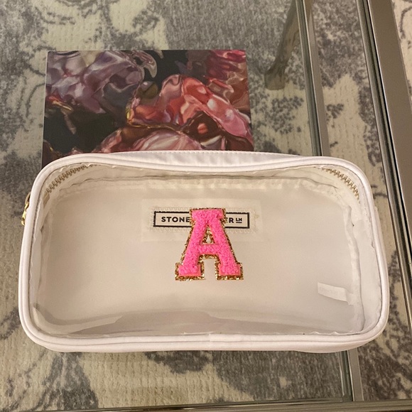 Accessories - Used twice stony clover a white cosmetic case